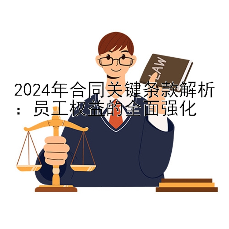 2024年合同关键条款解析：员工权益的全面强化