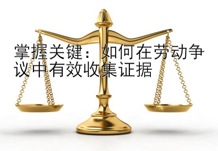 掌握关键：如何在劳动争议中有效收集证据