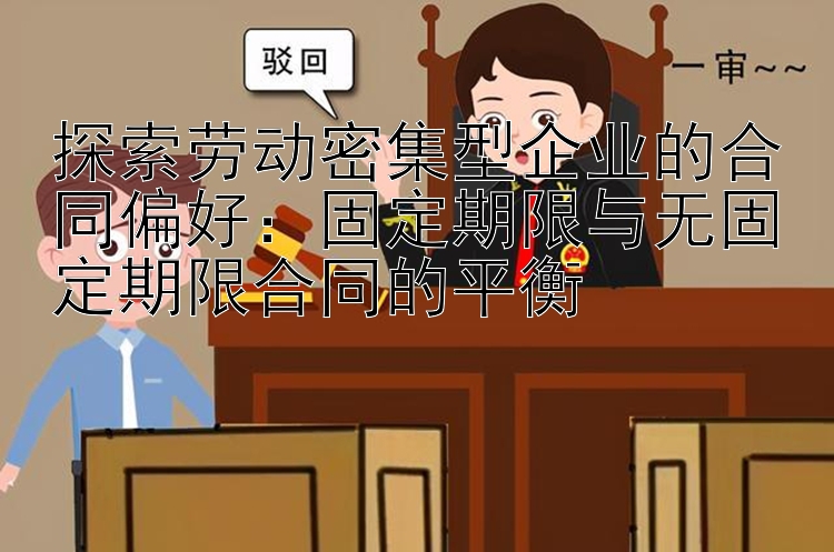 探索劳动密集型企业的合同偏好：固定期限与无固定期限合同的平衡