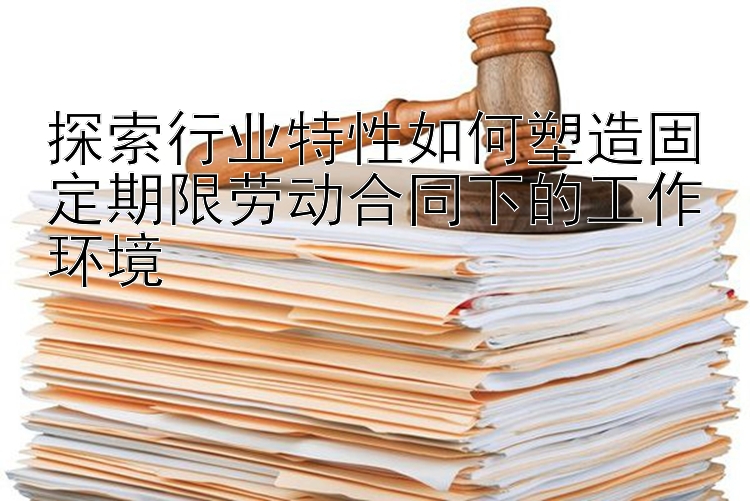 探索行业特性如何塑造固定期限劳动合同下的工作环境