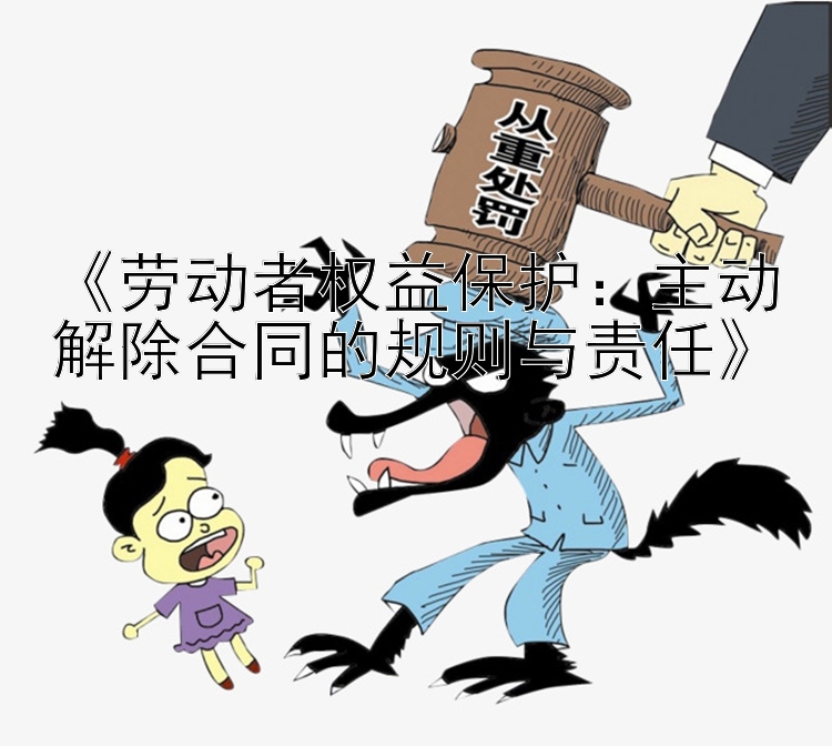 《劳动者权益保护：主动解除合同的规则与责任》